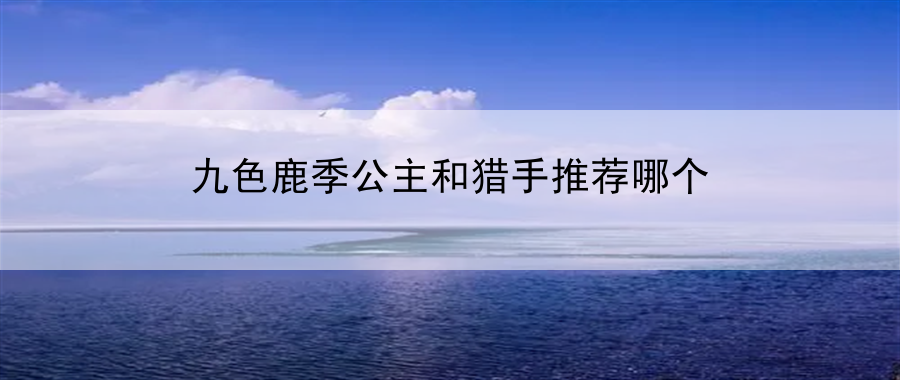 九色鹿季公主和猎手推荐哪个：战术布局与防御反击法